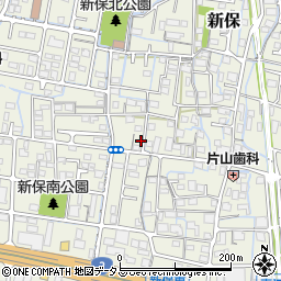 岡山県岡山市南区新保612-21周辺の地図