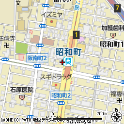 mister Donut 昭和町 ショップ周辺の地図