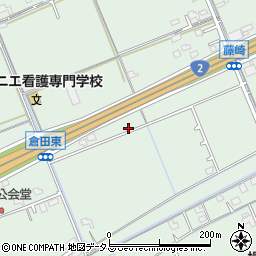 岡山県岡山市中区倉田392周辺の地図