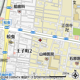 中村釦ホール周辺の地図