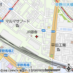 大阪府大阪市平野区平野馬場1丁目15周辺の地図