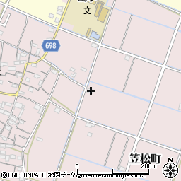 三重県松阪市笠松町396周辺の地図