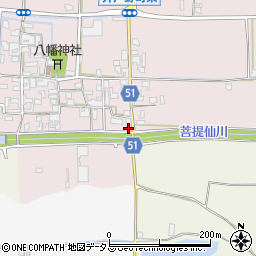 奈良県大和郡山市井戸野町464周辺の地図