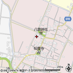 三重県松阪市笠松町80周辺の地図