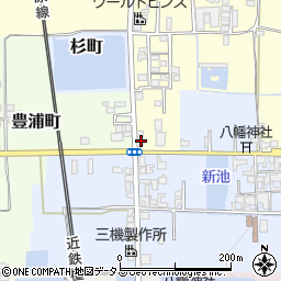 奈良県大和郡山市本庄町243周辺の地図