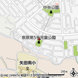 奈良県大和郡山市泉原町28周辺の地図