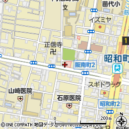 ちーぷ阿倍野薬局周辺の地図