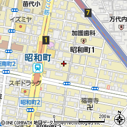 文の里商店街協同組合事務所周辺の地図