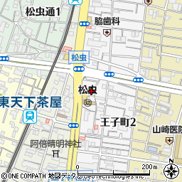 阿倍野石油本社ビル周辺の地図