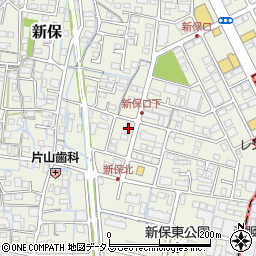 岡山県岡山市南区新保1175-2周辺の地図