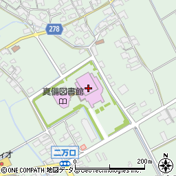 倉敷市　マービーふれあいセンター周辺の地図