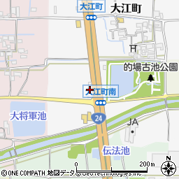 三菱商事エネルギー奈良２４号バイパスＳＳ周辺の地図