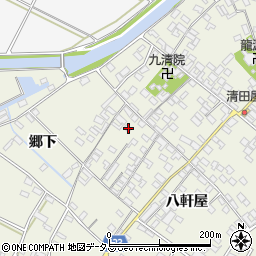 愛知県田原市中山町八軒屋69周辺の地図