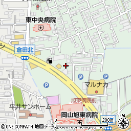 岡山県岡山市中区倉田625-29周辺の地図