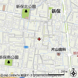 岡山県岡山市南区新保599-3周辺の地図