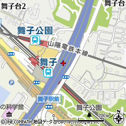 神戸市舞子駅前駐車場周辺の地図