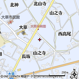 愛知県田原市大草町南神周辺の地図