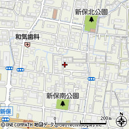 岡山県岡山市南区新保820-23周辺の地図