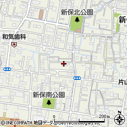 岡山県岡山市南区新保820-28周辺の地図