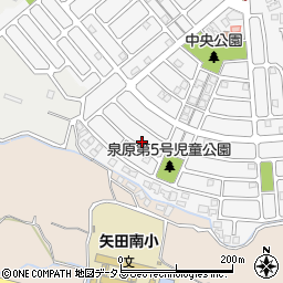 奈良県大和郡山市泉原町32-16周辺の地図