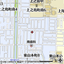 東山本上之島町会集会所周辺の地図