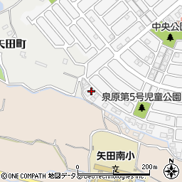 奈良県大和郡山市泉原町29-13周辺の地図