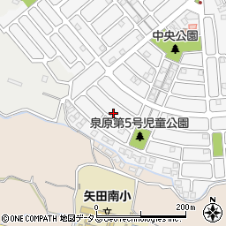 奈良県大和郡山市泉原町32-14周辺の地図