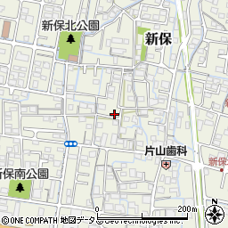 岡山県岡山市南区新保524-11周辺の地図