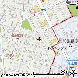 岡山県岡山市南区新保1155-22周辺の地図