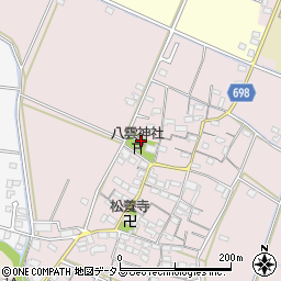 笠松公民館周辺の地図