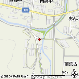 愛知県田原市村松町百々川周辺の地図