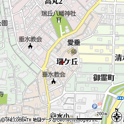 兵庫県神戸市垂水区瑞ケ丘周辺の地図