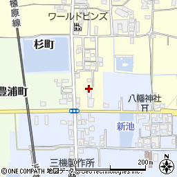 奈良県大和郡山市本庄町246周辺の地図
