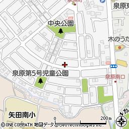 奈良県大和郡山市泉原町20-8周辺の地図