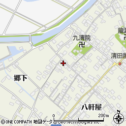 愛知県田原市中山町八軒屋70周辺の地図