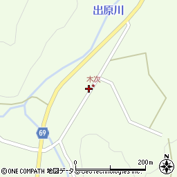 広島県山県郡北広島町木次729周辺の地図