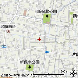 岡山県岡山市南区新保820-16周辺の地図