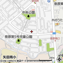 奈良県大和郡山市泉原町20周辺の地図