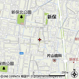 岡山県岡山市南区新保524-1周辺の地図