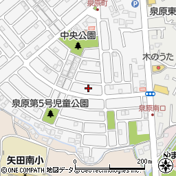 奈良県大和郡山市泉原町20-7周辺の地図