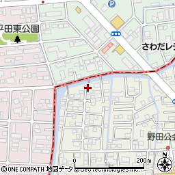 下中野長川周辺の地図
