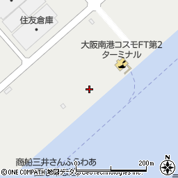 大阪南港コスモＦＴ（商船三井さんふらわあ）周辺の地図