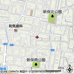 岡山県岡山市南区新保820-2周辺の地図