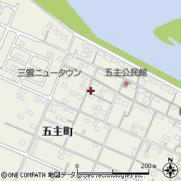 三重県松阪市五主町1059周辺の地図