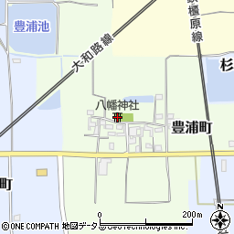 八幡神社周辺の地図