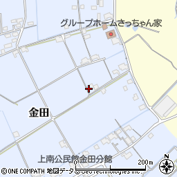 岡山県岡山市東区金田938-2周辺の地図