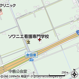岡山県岡山市中区倉田393周辺の地図