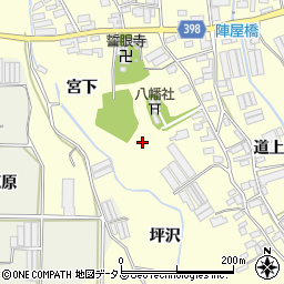 愛知県田原市八王子町周辺の地図