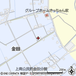 岡山県岡山市東区金田938周辺の地図