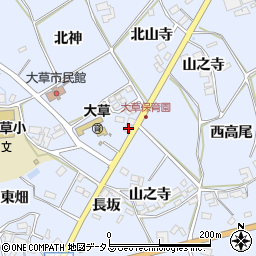 愛知県田原市大草町南左位神29周辺の地図